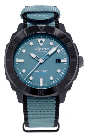 ALPINA SEASTRONG DIVER GYRE GENTS AUTOMATIC AL-525LNB4VG6BLK