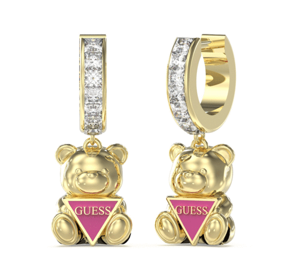 Guess Teddy Rock Candy Earrings JUBE04179JWYGFCT/U