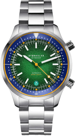 STERNGLAS Merion Automatic Green Orange S02-ME08-SET