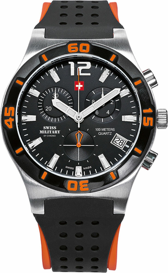 SWISS MILITARY BY CHRONO SPORTS CHRONOGRAPH WATCH SM34015.09