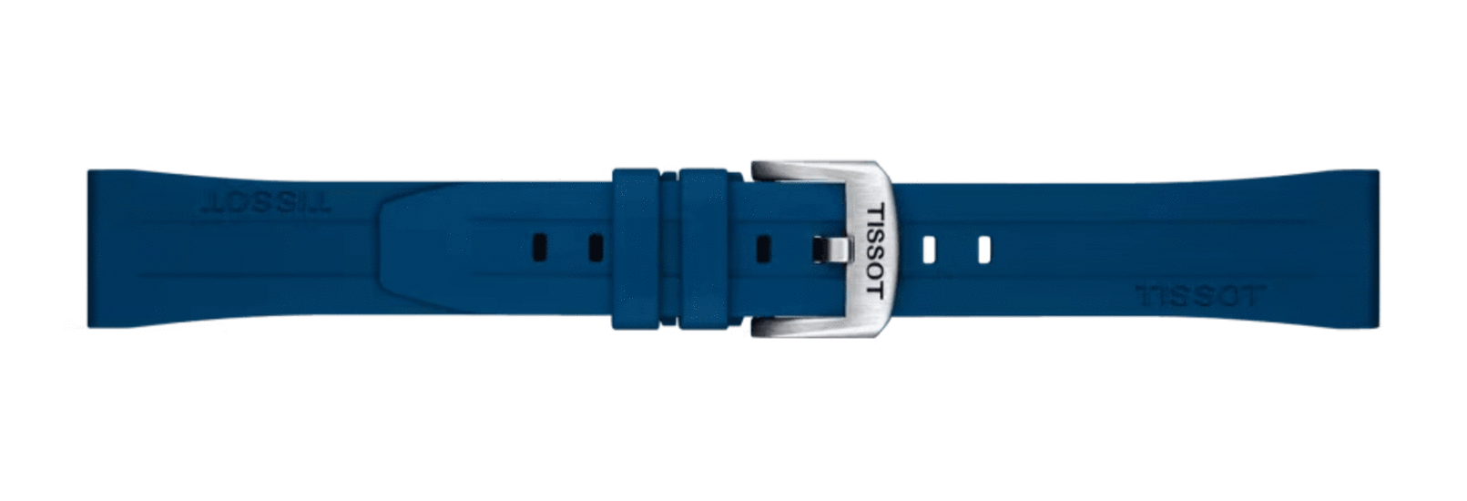 TISSOT OFFICIAL BLUE RUBBER STRAP 20 MM T852.044.837