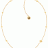 TOMMY HILFIGER METALLIC ORB GOLD-PLATED STAINLESS STEEL NECKLACE 2780817