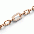 Daniel Wellington Crystal Link Necklace Rose Gold DW00400571