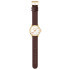 MONDAINE evo2 Brown vegan grape leather 40 mm MSE.40112.LGV