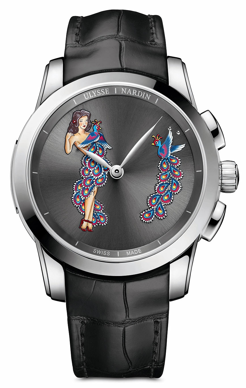 Ulysse Nardin Hourstriker Pin-up, platinový variant